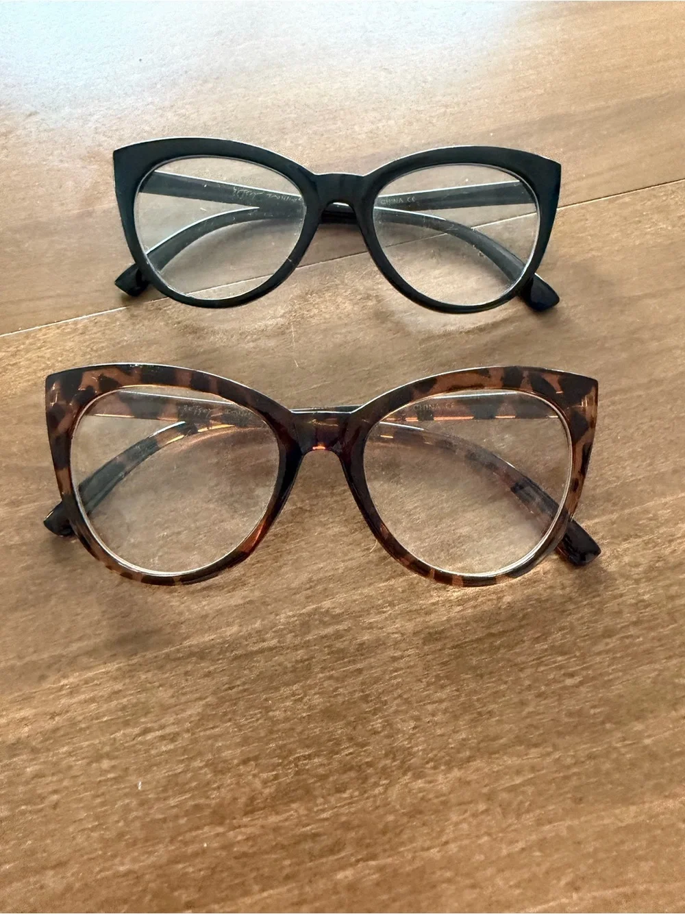 Two Pairs Betsey Johnson Reading Glasses Frames